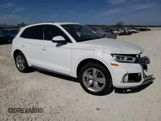 2018 Audi Q5 Premium Plus with VIN WA1BNAFY0J2025672, listed as a Copart auction lot 48595915 with 94,905 mi miles and Salvage Title. Bid and sale history available at carsss.com. Image 4.