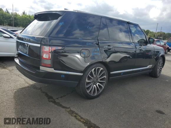 2017 Land Rover Range Rover with VIN SALGV5FE0HA328694, listed as a Copart auction lot 71303274 with 85,303 mi miles and Salvage title. Bid and sale history available at DreamBid. Image 3.