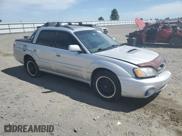 2004 Subaru Baja Turbo с VIN 4S4BT63C845101591, выставлен на аукционе Copart как лот 60572815 с пробегом 189 178 миль миль и Списание • Salvage title. История ставок и продаж доступна на DreamBid. Изображение 4.