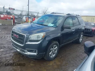 2013 GMC Acadia SLE with VIN 1GKKRNED9DJ261414, listed as a IAAI auction lot 41682183 with 170,575 mi miles. Bid and sale history available at carsss.com. Image 2.