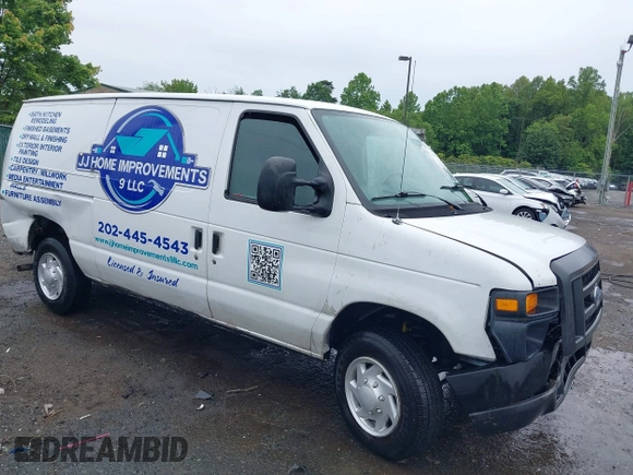 2014 Ford Econoline Cargo Commercial z VIN 1FTNE1EW2EDA90777, wystawiony jako IAAI lot #42347574 z przebiegiem 94 268 mil mil oraz . Historia ofert i sprzedaży dostępna na DreamBid. Obrazek 1.