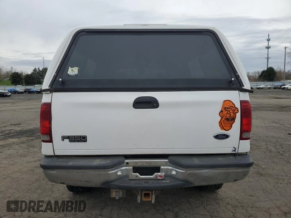 2000 Ford F-350 XL with VIN 1FTSW31FXYEA87819, listed as a Copart auction lot 49783485 with 244,751 mi miles and Salvage Title. Bid and sale history available at DreamBid. Image 6.