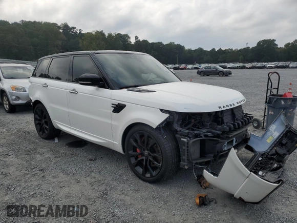 2022 Land Rover Range Rover Sport HST with VIN SALWS2RU8NA219045, listed as a Copart auction lot 71294394 with 38,088 mi miles and Salvage Title. Bid and sale history available at carsss.com. Image 4.
