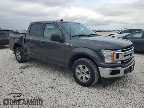 2019 Ford F-150 XL with VIN 1FTEW1C54KKC05443, listed as a Copart auction lot 50547445 with 133,701 mi miles and Salvage Title. Bid and sale history available at DreamBid. Image 4.