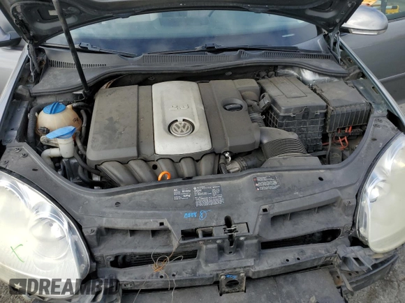 2008 Volkswagen Rabbit S with VIN WVWDB71K58W209036, listed as a Copart auction lot 75685864 with 221,175 mi miles and Salvage title. Bid and sale history available at DreamBid. Image 11.