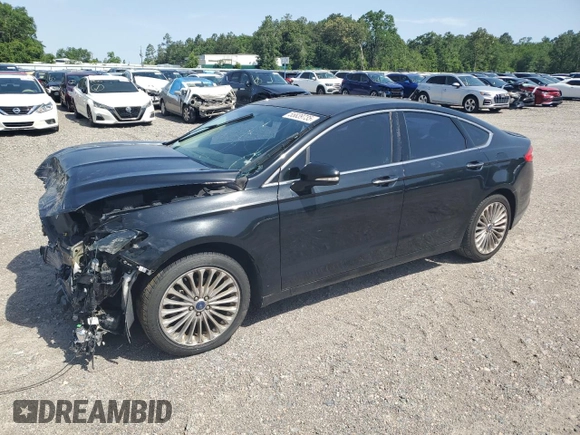 2016 Ford Fusion Titanium with VIN 3FA6P0K91GR118916, listed as a Copart auction lot 55839735 with 83,553 mi miles and Salvage title. Bid and sale history available at DreamBid. Image 1.