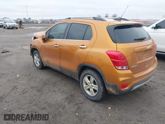 2017 Chevrolet Trax LT with VIN 3GNCJLSB2HL160221, listed as a IAAI auction lot 41187933 with 150,318 mi miles and . Bid and sale history available at DreamBid. Image 3.