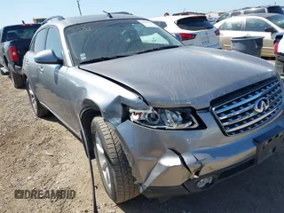 2005 Infiniti FX35 with VIN JNRAS08U55X109879, listed as a IAAI auction lot 42006420 with 150,760 mi miles. Bid and sale history available at carsss.com. Image 6.