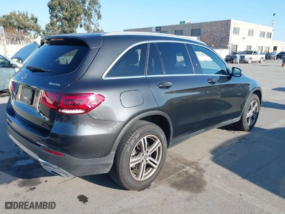 2020 Mercedes-Benz GLC with VIN WDC0G8EB8LF750388, listed as a IAAI auction lot 41377687 with 44,517 mi miles. Bid and sale history available at carsss.com. Image 4.