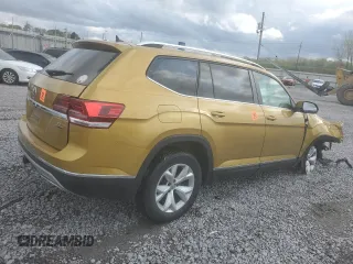 2018 Volkswagen Atlas SEL with VIN 1V2MR2CA5JC563101, listed as a Copart auction lot 51227585 with Not provided miles and Salvage title. Bid and sale history available at DreamBid. Image 3.