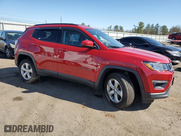 2018 Jeep Compass Latitude with VIN 3C4NJDBB3JT256453, listed as a Copart auction lot 49416085 with Not Provided miles and Salvage Title. Bid and sale history available at carsss.com. Image 4.