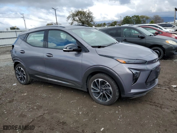 2023 Chevrolet Bolt EUV Premier with VIN 1G1FZ6S09P4114896, listed as a Copart auction lot 48816345 with 33,121 mi miles and Salvage Title. Bid and sale history available at carsss.com. Image 4.