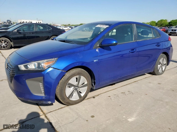 2019 Hyundai Ioniq Hybrid Blue with VIN KMHC65LC8KU176042, listed as a Copart auction lot 52925975 with 172,961 mi miles and Clean Title. Bid and sale history available at carsss.com. Image 1.