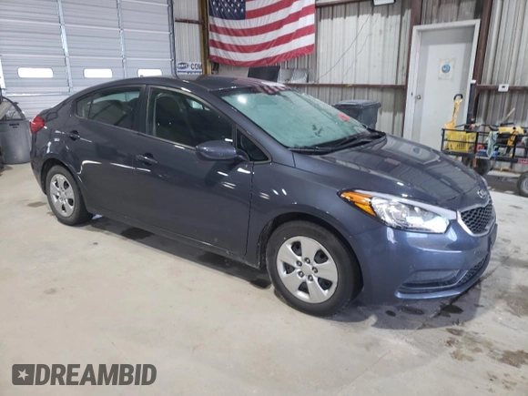 2016 Kia Forte LX with VIN KNAFK4A64G5568874, listed as a Copart auction lot 51670265 with 89,877 mi miles and Salvage Title. Bid and sale history available at carsss.com. Image 4.