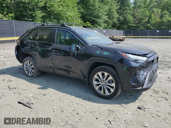 2023 Toyota RAV4 XLE Premium with VIN 2T3A1RFV0PC383809, listed as a Copart auction lot 59938405 with 33,206 mi miles and Salvage title. Bid and sale history available at DreamBid. Image 4.