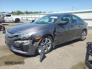 2018 Honda Civic LX with VIN 2HGFC2F56JH562175, listed as a Copart auction lot 54847145 with 87,228 mi miles and Salvage Title. Bid and sale history available at DreamBid. Image 1.