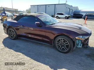 2018 Ford Mustang EcoBoost Premium with VIN 1FATP8UH9J5118260, listed as a Copart auction lot 46352095 with 93,671 mi miles and Salvage Title. Bid and sale history available at carsss.com. Image 4.