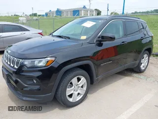 2022 Jeep Compass Latitude with VIN 3C4NJCBB4NT139111, listed as a IAAI auction lot 42380175 with 16,075 mi miles and . Bid and sale history available at DreamBid. Image 2.
