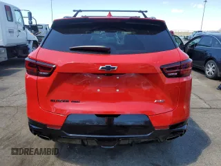 2023 Chevrolet Blazer RS with VIN 3GNKBKRSXPS190337, listed as a Copart auction lot 53292455 with 32,030 mi miles and Salvage title. Bid and sale history available at DreamBid. Image 6.