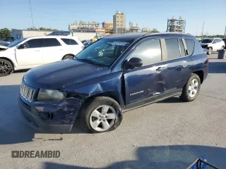 2014 Jeep Compass Sport with VIN 1C4NJCBA5ED749869, listed as a Copart auction lot 52779135 with 166,962 mi miles and Salvage Title. Bid and sale history available at carsss.com. Image 1.