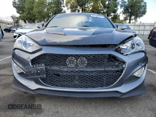2016 Hyundai Genesis Coupe 3.8L Base with VIN KMHHT6KJ0GU135853, listed as a Copart auction lot 80158954 with 93,143 mi miles and Salvage Title. Bid and sale history available at carsss.com. Image 5.