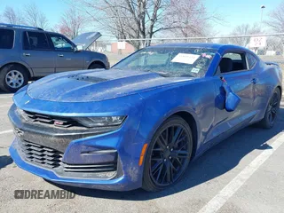 2019 Chevrolet Camaro 2SS with VIN 1G1FH1R75K0119814, listed as a IAAI auction lot 41850434 with 49,567 mi miles and . Bid and sale history available at carsss.com. Image 2.