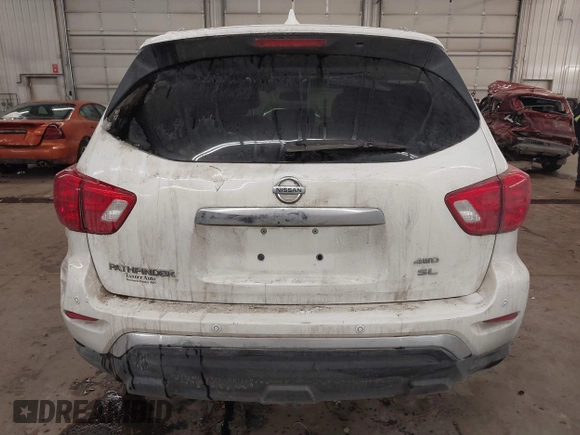 2020 Nissan Pathfinder SL z VIN 5N1DR2CM3LC596348, wystawiony jako IAAI lot #41541246 z przebiegiem 110 509 mil mil oraz . Historia ofert i sprzedaży dostępna na DreamBid. Obrazek 17.