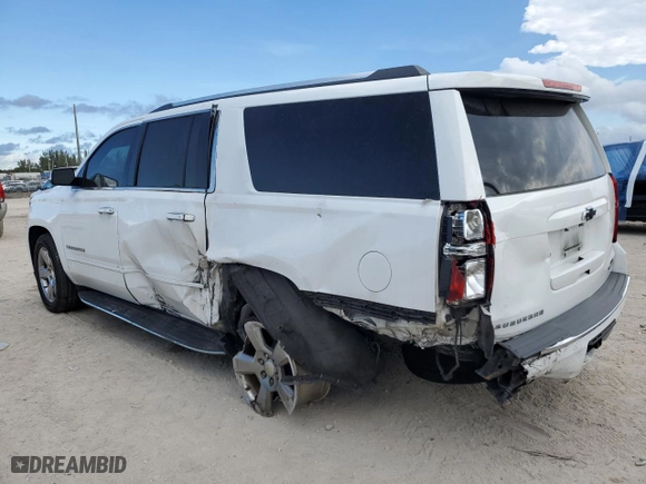 2020 Chevrolet Suburban Premier with VIN 1GNSCJKCXLR208102, listed as a Copart auction lot 86571624 with 246,214 mi miles and Non Repairable. Bid and sale history available at carsss.com. Image 2.