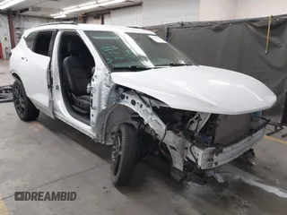 2021 Chevrolet Blazer LT with VIN 3GNKBDR44MS523334, listed as a IAAI auction lot 42448698 with 72,923 mi miles and . Bid and sale history available at DreamBid. Image 1.