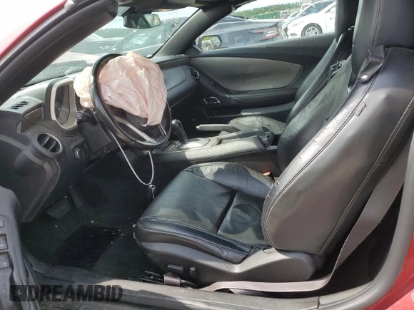 2013 Chevrolet Camaro LT with VIN 2G1FC3D37D9242621, listed as a Copart auction lot 58828725 with 139,648 mi miles and Salvage title. Bid and sale history available at DreamBid. Image 7.