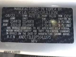 2023 Kia Niro SX Touring with VIN KNDCT3LE2P5042275, listed as a Copart auction lot 73018274 with 50,271 mi miles and Salvage Title. Bid and sale history available at carsss.com. Image 15.