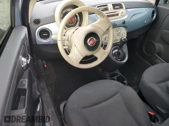 2013 FIAT 500 Pop with VIN 3C3CFFAR8DT530905, listed as a Copart auction lot 48082055 with 106,878 mi miles and Salvage Title. Bid and sale history available at carsss.com. Image 8.
