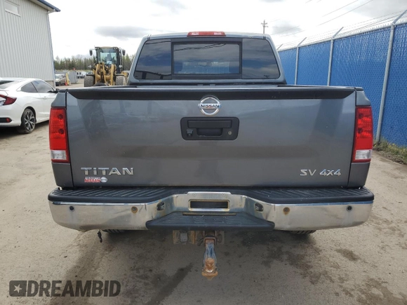 2014 Nissan Titan S with VIN 1N6AA0ECXEN515423, listed as a Copart auction lot 47934505 with 208,900 mi miles and Salvage Title. Bid and sale history available at DreamBid. Image 6.