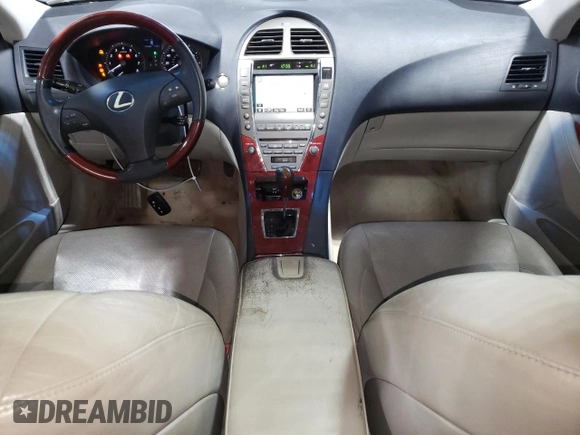 2008 Lexus ES with VIN JTHBJ46G982232550, listed as a Copart auction lot 54363035 with 155,063 mi miles and Salvage Title. Bid and sale history available at carsss.com. Image 8.