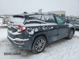 2022 GMC Terrain SLT with VIN 3GKALVEV8NL146626, listed as a Copart auction lot 45571715 with 69,694 mi miles and Salvage Title. Bid and sale history available at carsss.com. Image 3.