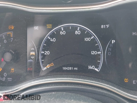 2016 Jeep Grand Cherokee Limited 75th Anniversary with VIN 1C4RJFBG5GC497766, listed as a IAAI auction lot 42048662 with 164,281 mi miles and . Bid and sale history available at DreamBid. Image 7.