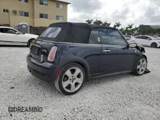 2006 MINI Convertible S z VIN WMWRH335X6TF87128, wystawiony jako Copart lot #51917565 z przebiegiem 91 741 mil mil oraz Szkoda całkowita • Salvage title. Historia ofert i sprzedaży dostępna na DreamBid. Obrazek 3.