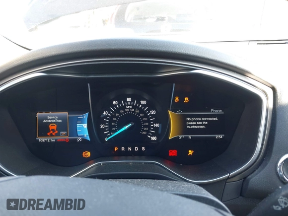 2017 Ford Fusion SE with VIN 3FA6P0HD2HR156748, listed as a IAAI auction lot 41556808 with 109,712 mi miles and . Bid and sale history available at carsss.com. Image 7.