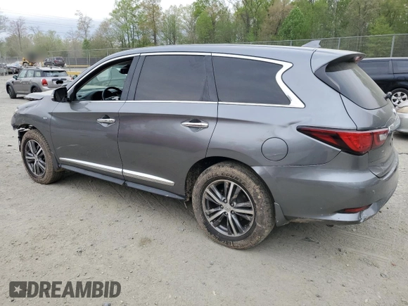 2020 Infiniti QX60 Pure с VIN 5N1DL0MM5LC517766, выставлен на аукционе Copart как лот 53271765 с пробегом 57 897 миль миль и Списание • Salvage title. История ставок и продаж доступна на DreamBid. Изображение 2.