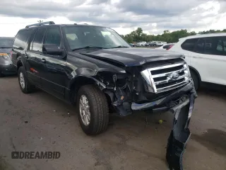 2014 Ford Expedition Max Limited with VIN 1FMJK2A5XEEF00113, listed as a Copart auction lot 63758265 with 134,372 mi miles and Salvage title. Bid and sale history available at DreamBid. Image 4.