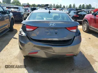 2013 Hyundai Elantra GLS with VIN 5NPDH4AE6DH374729, listed as a Copart auction lot 65541973 with 105,181 mi miles and Salvage title. Bid and sale history available at DreamBid. Image 6.