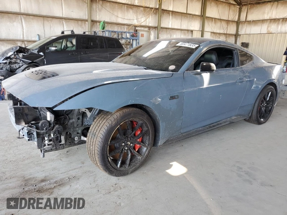 2024 Ford Mustang GT with VIN 1FA6P8CF2R5429568, listed as a Copart auction lot 60471835 with Not provided miles and Salvage title. Bid and sale history available at DreamBid. Image 1.
