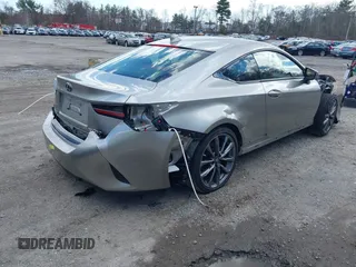 2020 Lexus RC with VIN JTHSZ5DCXL5010394, listed as a IAAI auction lot 41879283 with 22,112 mi miles and . Bid and sale history available at DreamBid. Image 4.