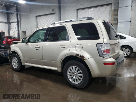 2010 Mercury Mariner Premier with VIN 4M2CN9H74AKJ06777, listed as a Copart auction lot 87920815 with 187,208 mi miles and Salvage title. Bid and sale history available at DreamBid. Image 2.