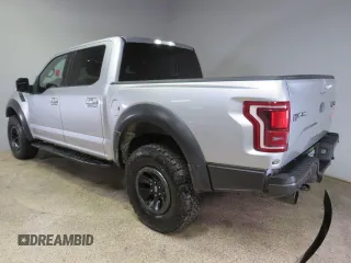 2017 Ford F-150 Raptor with VIN 1FTFW1RG7HFA87001, listed as a Copart auction lot 81162974 with 110,157 mi miles and Salvage Title. Bid and sale history available at carsss.com. Image 4.