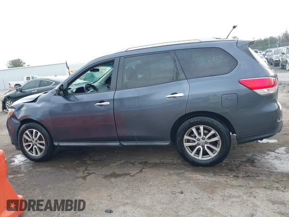 2014 Nissan Pathfinder S with VIN 5N1AR2MM6EC671936, listed as a IAAI auction lot 41680439 with 144,259 mi miles and . Bid and sale history available at DreamBid. Image 14.