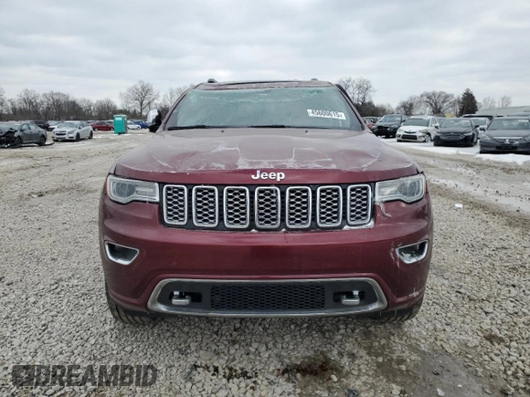 2020 Jeep Grand Cherokee Overland with VIN 1C4RJFCG2LC327390, listed as a Copart auction lot 45600615 with 121,504 mi miles and Salvage Title. Bid and sale history available at carsss.com. Image 5.