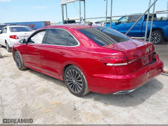 2022 Volkswagen Passat 2.0T Limited Edition with VIN 1VWBA7A30NC010134, listed as a IAAI auction lot 42052451 with 24,923 mi miles. Bid and sale history available at carsss.com. Image 3.