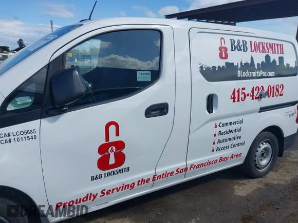 2020 Nissan NV200 SV with VIN 3N6CM0KN8LK696689, listed as a IAAI auction lot 41905528 with 96,278 mi miles and . Bid and sale history available at DreamBid. Image 14.