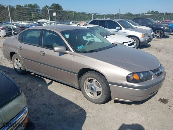 2003 Chevrolet Impala with VIN 2G1WF52K439253037, listed as a IAAI auction lot 42063747 with 186,610 mi miles. Bid and sale history available at carsss.com. Image 1.